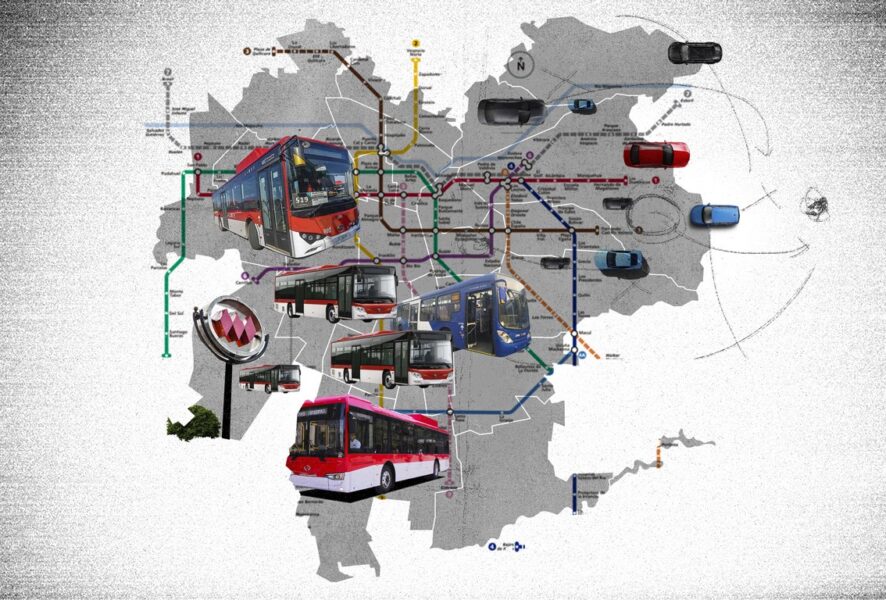Medio de transporte en el Gran Santiago