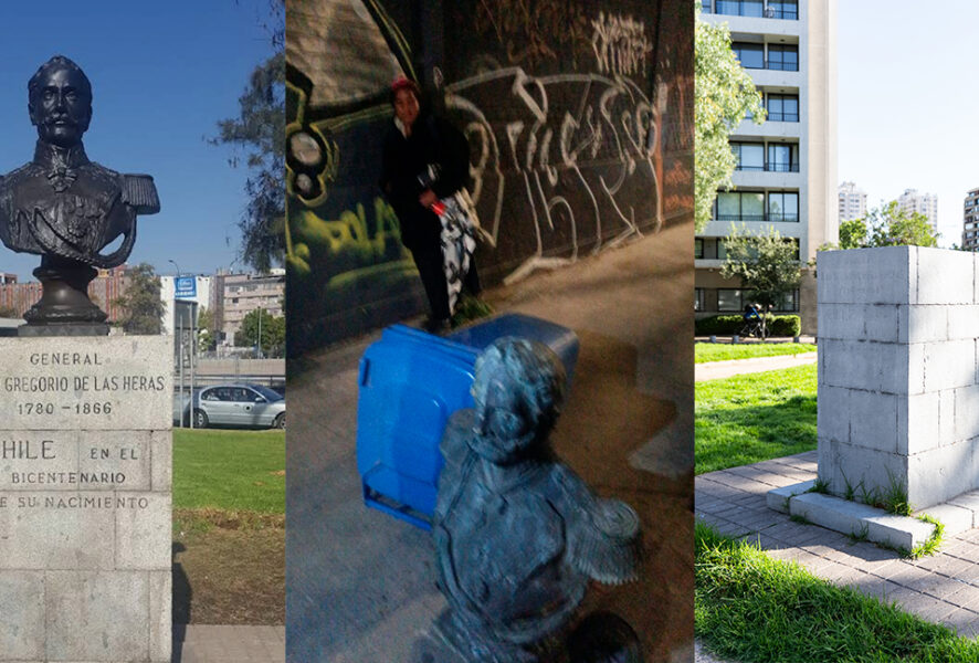 Busto De las Heras en Santiago