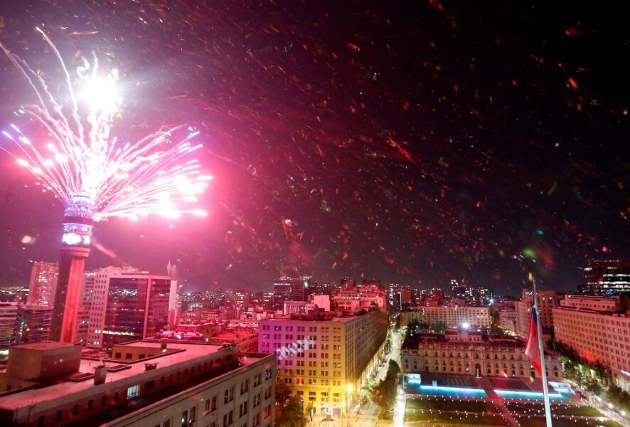 Año nuevo en la Torre Entel
