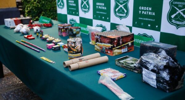 Incautaciones de fuegos artificiales