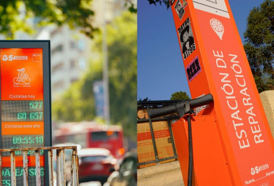 Innovaciones ciclovía Alameda