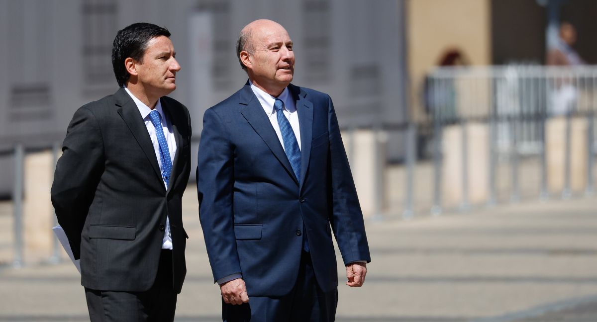 Arturo Squella y Jorge Quiroz