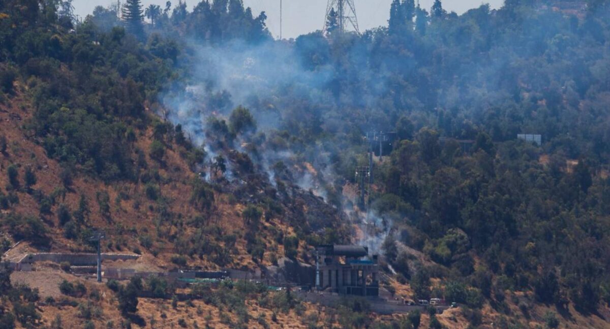 incendio cerro san cristóbal