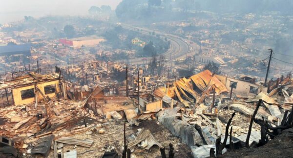 Incendios en Biobío y Ñuble