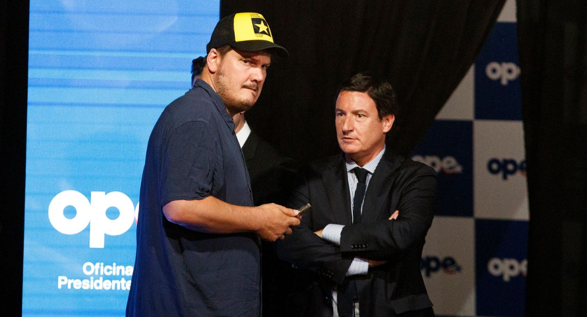 Felipe Costabal y Arturo Squella, en ceremonia del gabinete de Kast