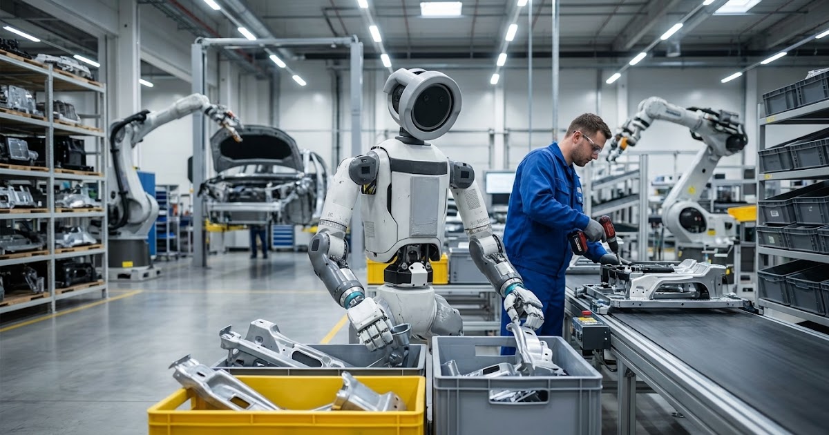 Amenaza de robots humanoides a empleos en la industria automotriz