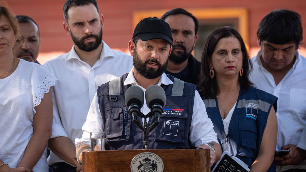 Así fue recibido el Presidente Boric en su visita a Punta de Parra
