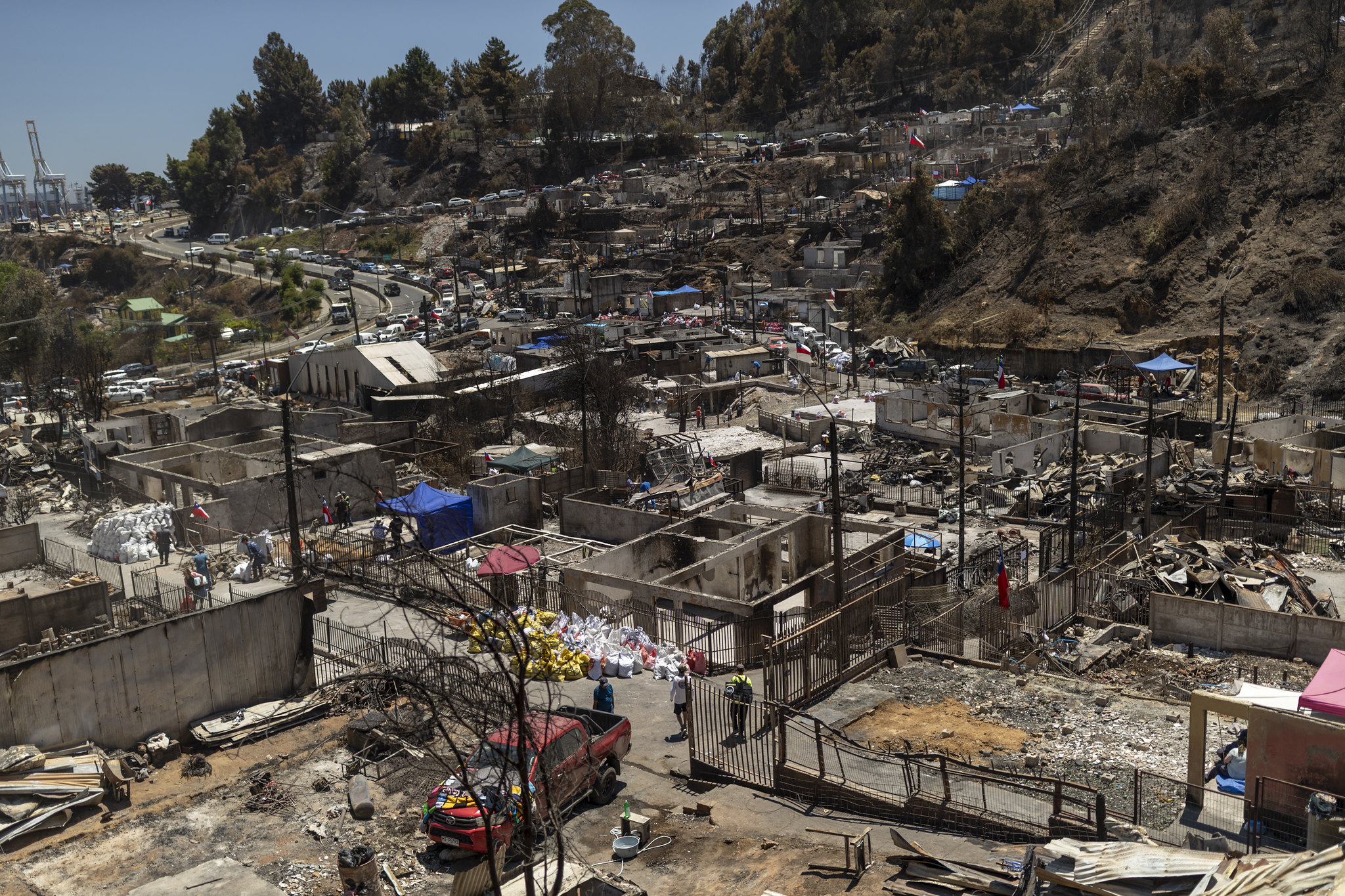 Incendio en Lirquén