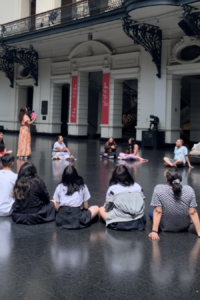Talleres de Santiago en 100 palabras.