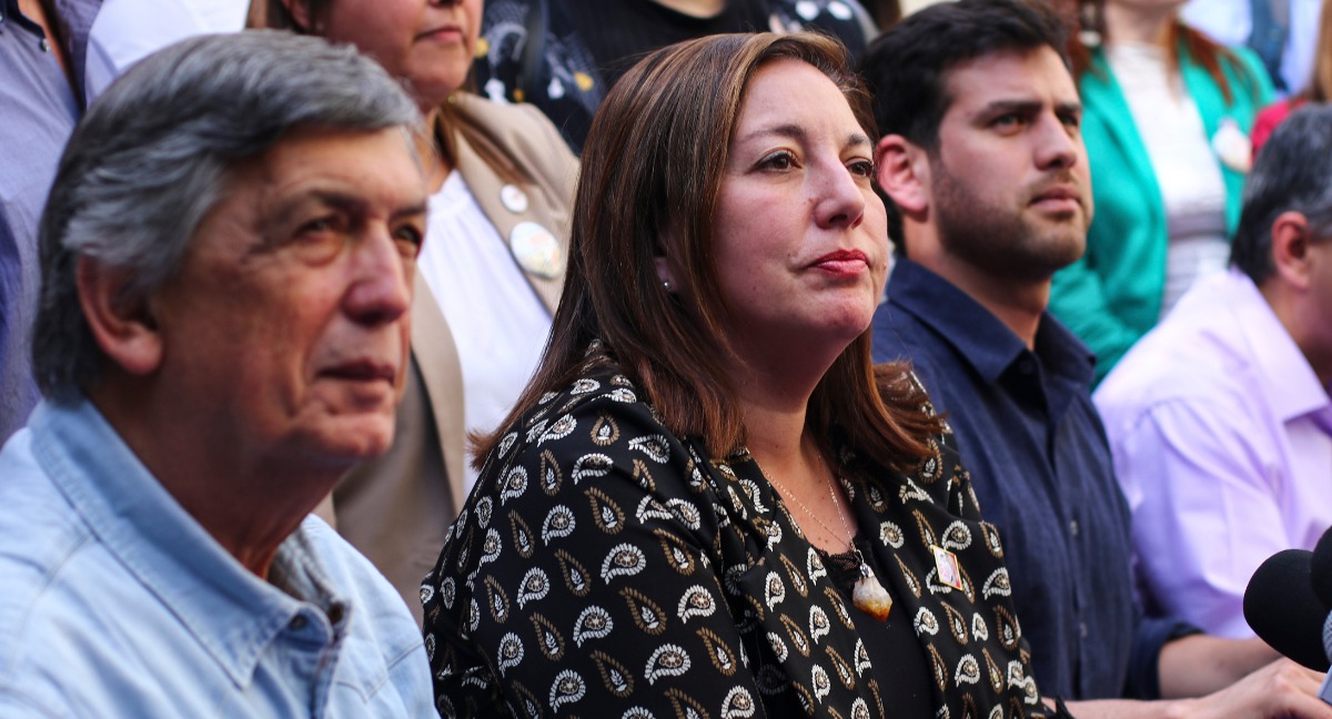 Lautaro Carmona y Paulina Vodanovic.