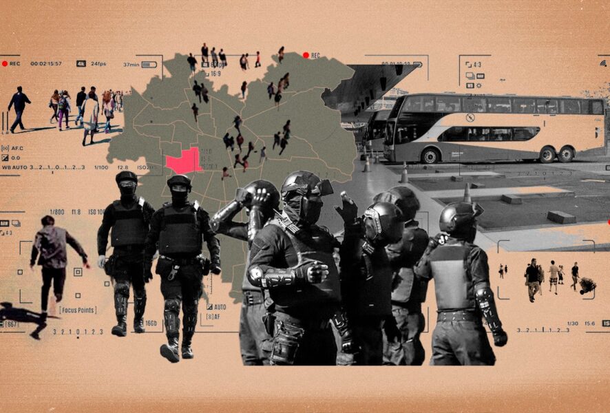 Ataque a vendedor venezolano en Santiago
