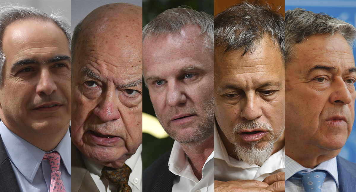 Francisco Chahuán, José Miguel Insulza, Felipe Kast, Ricardo Lagos Weber y Juan Antonio Coloma