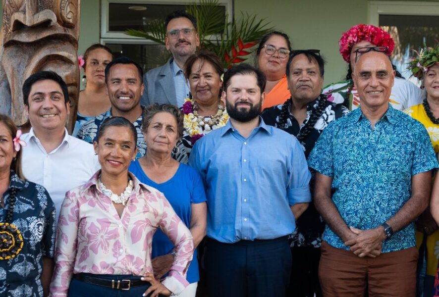 Gabriel Boric en Rapa Nui