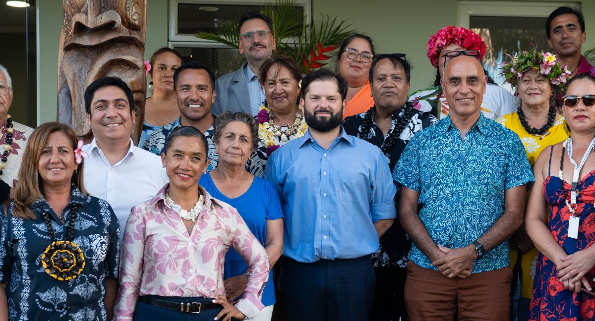 Gabriel Boric en Rapa Nui
