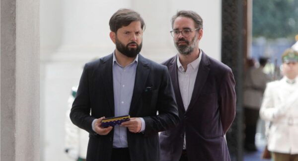 Gabriel Boric y Carlos Figueroa