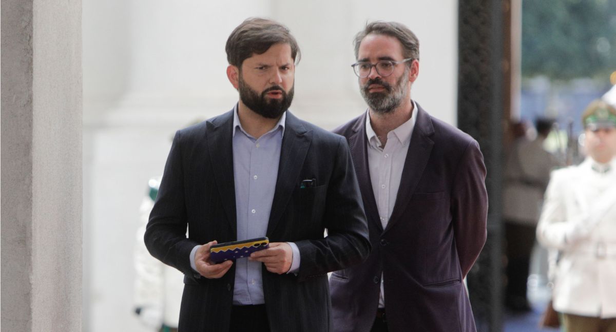 Gabriel Boric y Carlos Figueroa