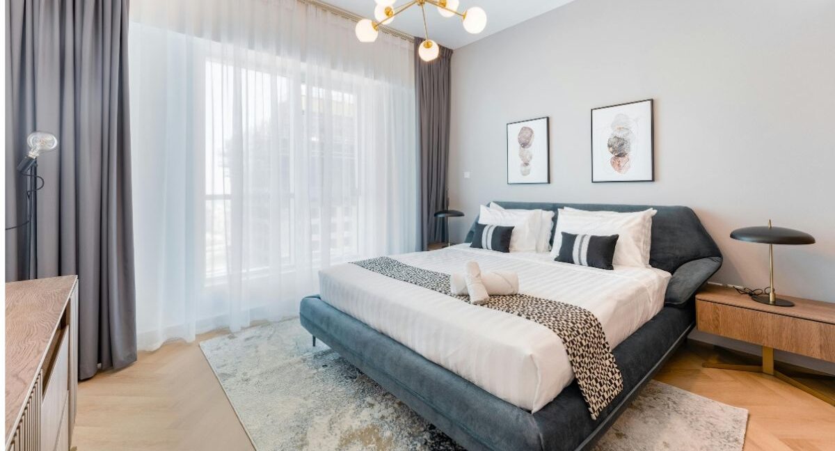 Foto de cama king.