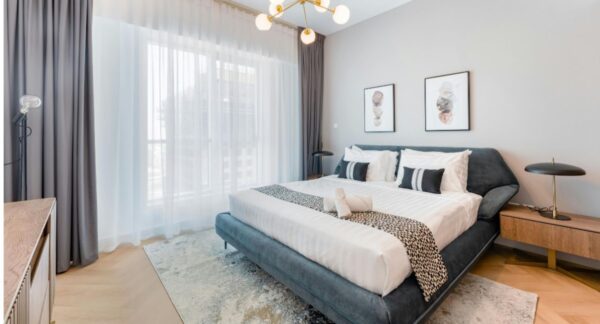 Foto de cama king.