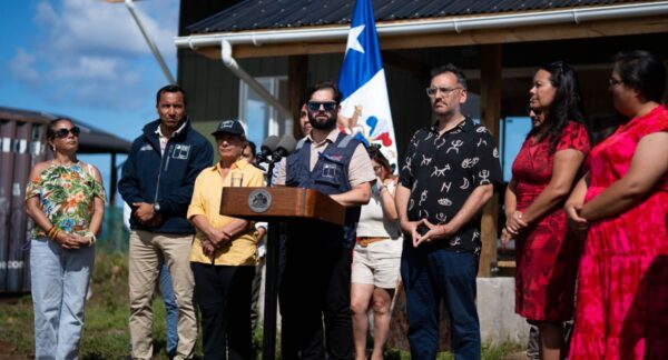 Gabriel Boric en Rapa Nui