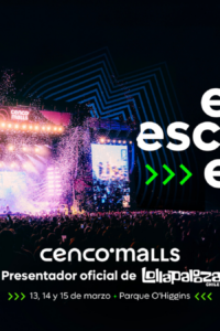 Poster de Cenco Malls para el Lollapalooza.