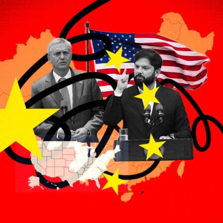 Ilustración Sandro Baeza China, EE.UU. Kast