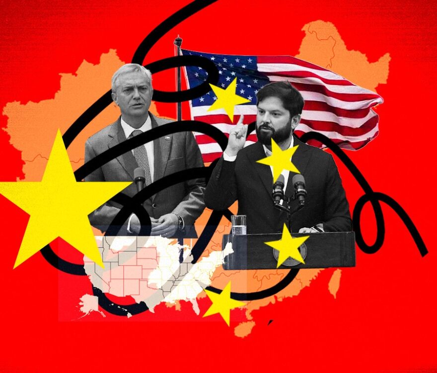 Ilustración Sandro Baeza China, EE.UU. Kast