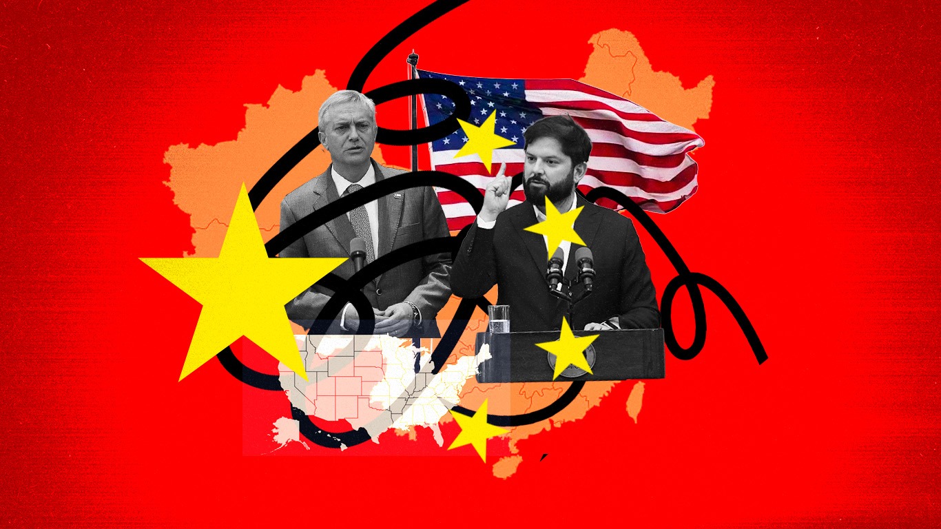 Ilustración Sandro Baeza China, EE.UU. Kast