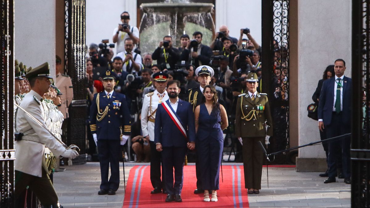 Así fue el último ingreso a La Moneda de Gabriel Boric