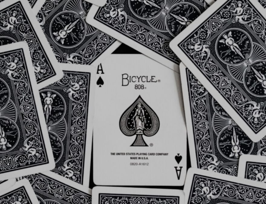 Carta de juegos de casino online.