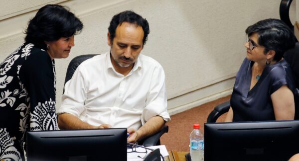 Yasna Provoste, Daniel Núñez y Claudia Pascual