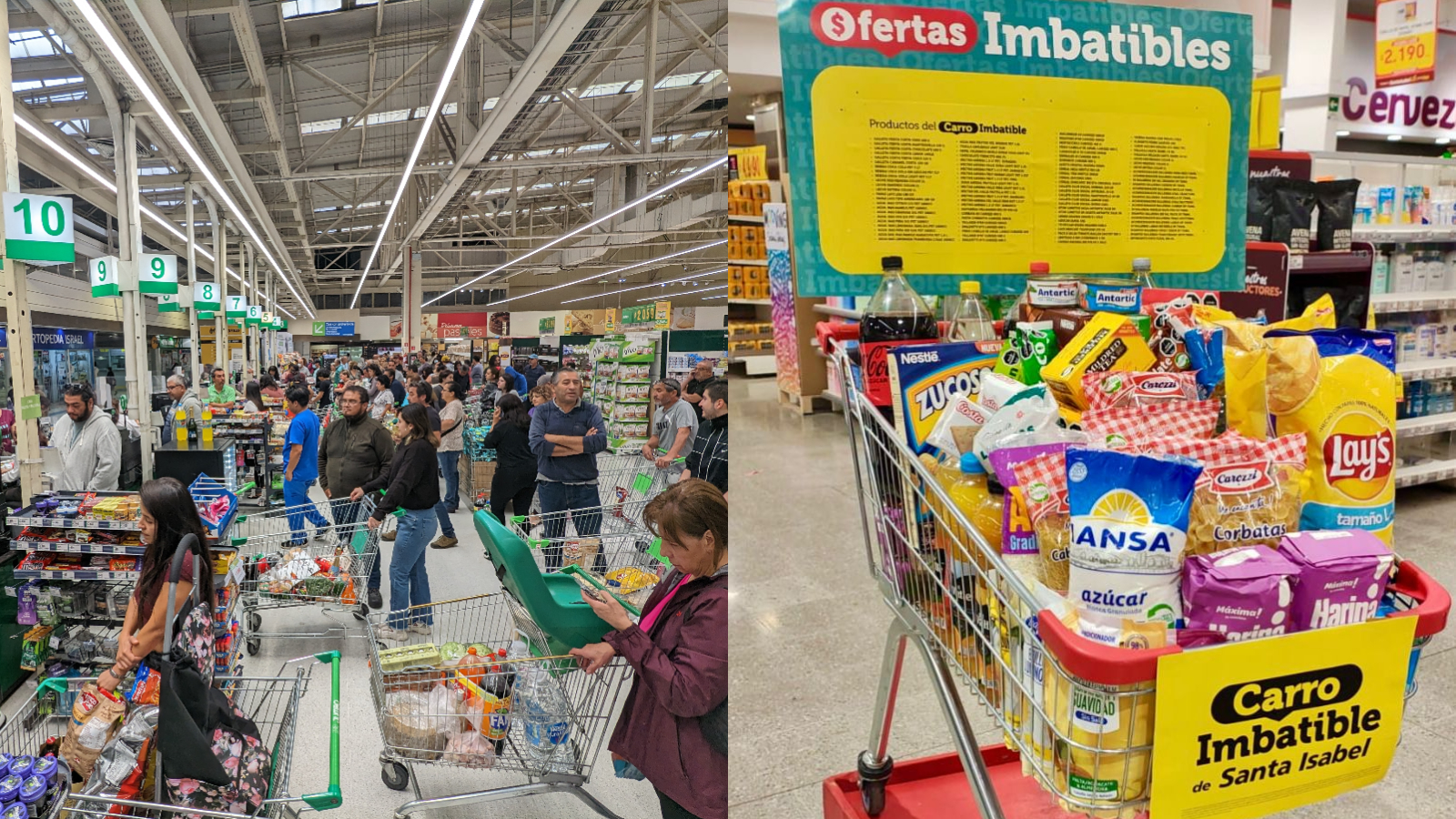 Un “Carro Imbatible” y congelamiento de precios: las medidas de Cencosud para ayudar a clientes de supermercados Santa Isabel y Jumbo
