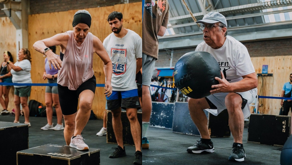 “Simplemente hay que tener las ganas”: El crossfit para adultos mayores que gana terreno y mejora la calidad de vida después de los 60