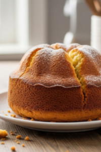 Un queque hecho con recetas para la once.