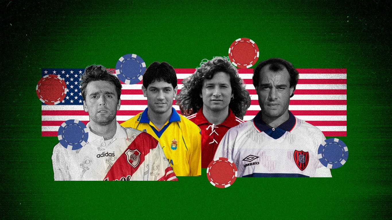 Uno con pasado en Chile: el millonario escándalo que protagonizan cuatro glorias del fútbol argentino tras ser demandados por un casino de Estados Unidos