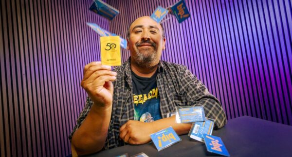 El coleccionista de tarjetas Bip.