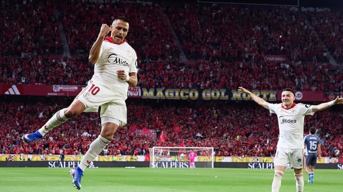 “Tengo la experiencia y lo sigo demostrando”: Alexis marca un gol clave para Sevilla y sigue a la caza del récord de Zamorano
