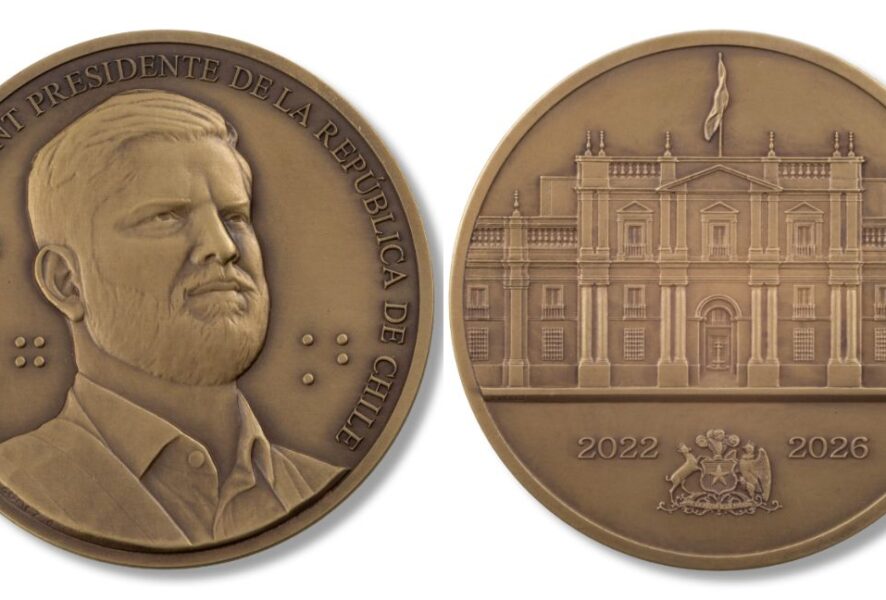 Medalla de Gabriel Boric