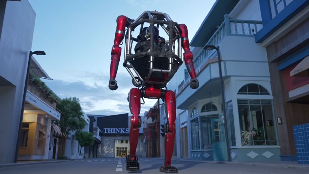 Como sacado de una película: crean robot gigante tripulable y transformable