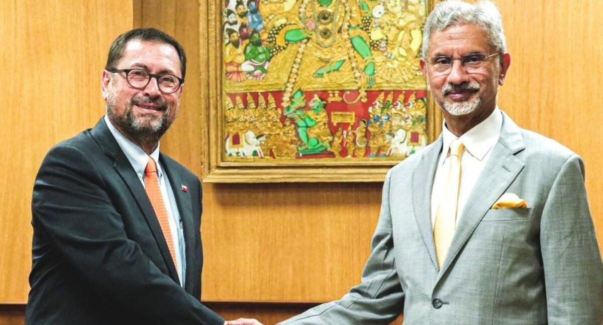 Canciller Pérez Mackenna con su par de la India
