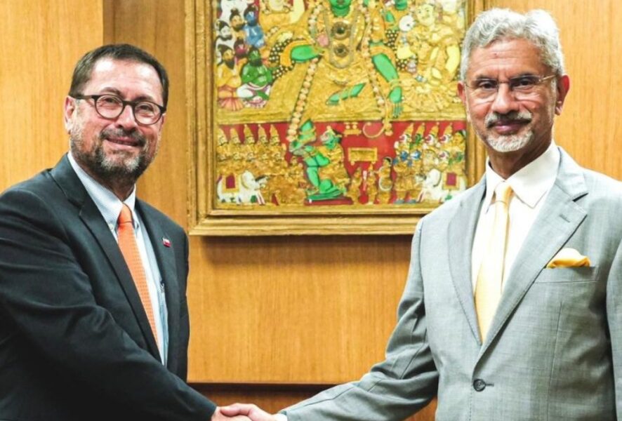 Canciller Pérez Mackenna con su par de la India
