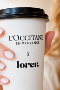 Colaboración de Café Lover y L'Occitane