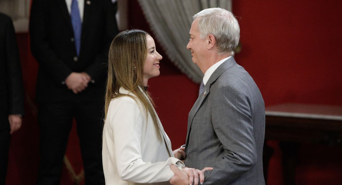 Mara Sedini y José Antonio Kast