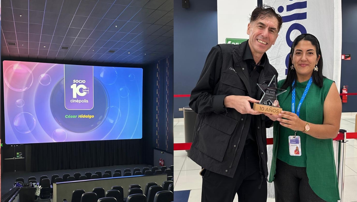“Es bonito tener siempre tu asiento”: La historia del chileno que fue más de dos mil veces al cine y recibió una butaca reservada de por vida en Cinépolis de Quillota