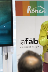 Autoridad hablando sobre el Centro de Inteligencia Hídrica