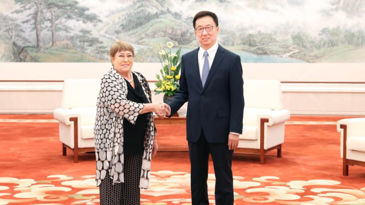 Bachelet tras cita clave con el vicepresidente de China: “Coincidimos en la necesidad de seguir fortaleciendo el sistema multilateral”