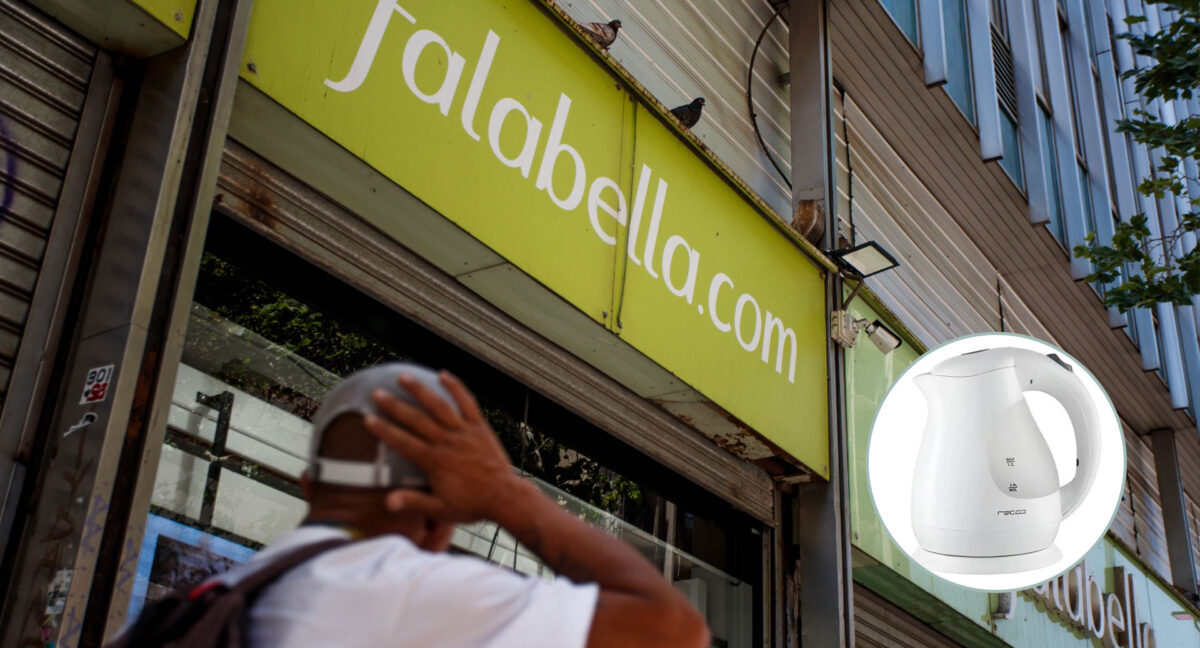Alerta por venta de hervidores de Falabella