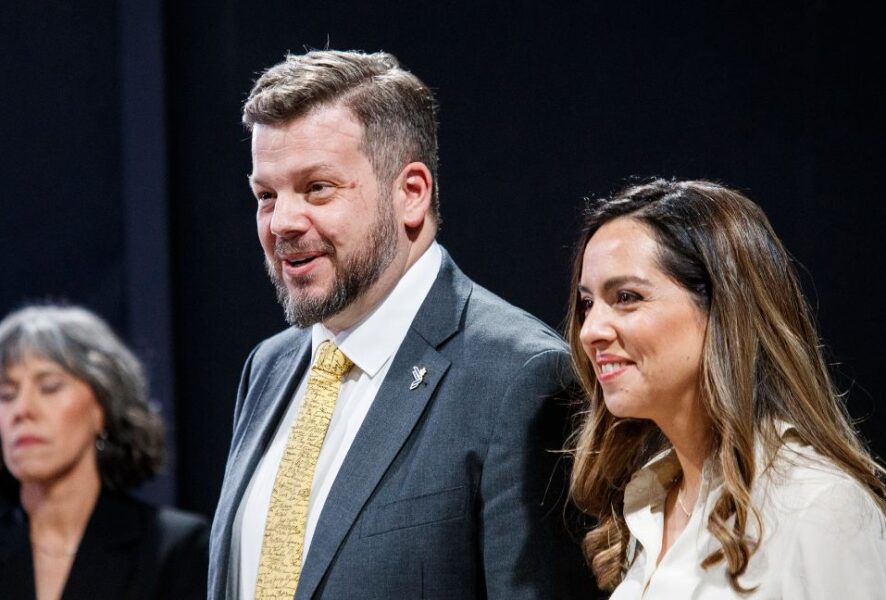 Johannes Kaiser e Ivette Avaria