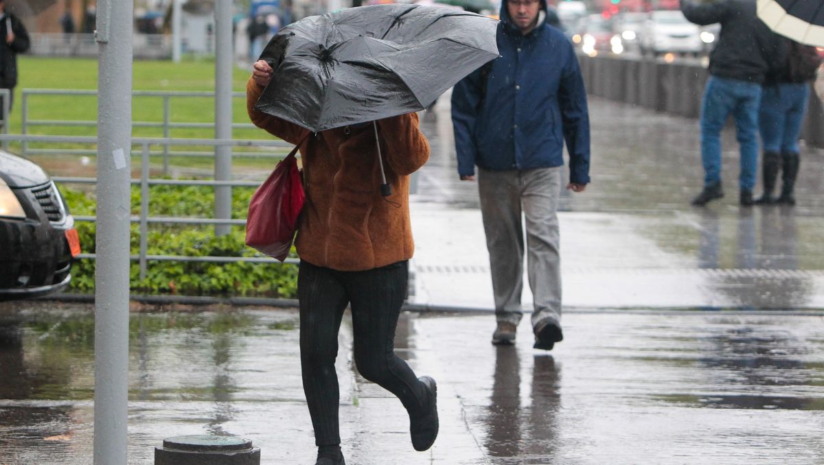 Lluvia, bajas temperaturas y vientos: A qué hora c