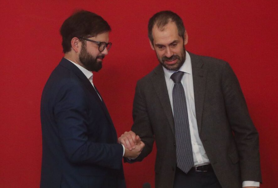 Gabriel Boric y Nicolás Grau