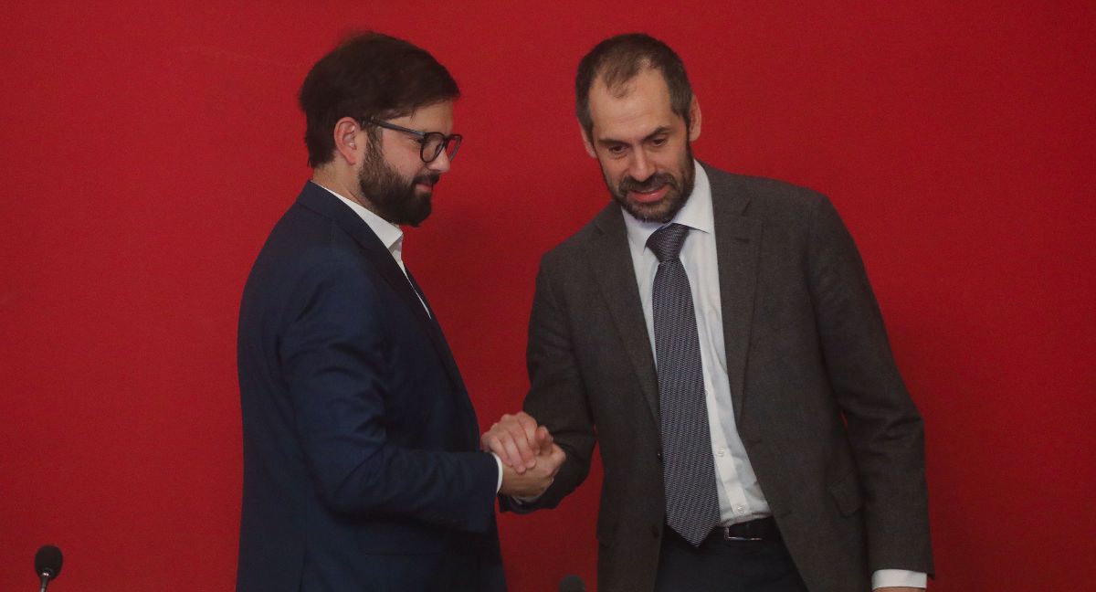 Gabriel Boric y Nicolás Grau